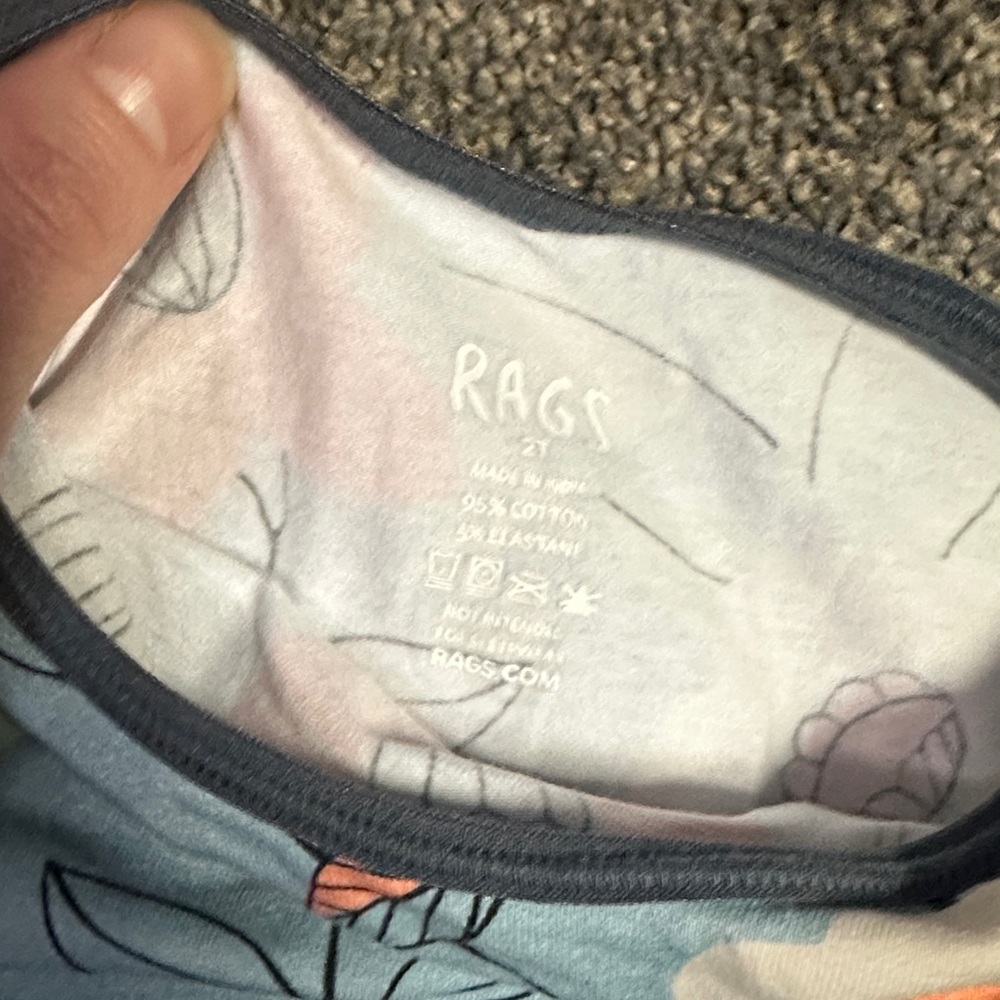 Rags to raches romper 2t - Picture 2 of 4